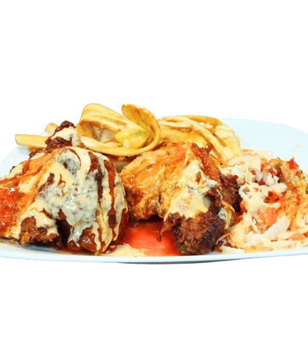 Pollo con Tajadas